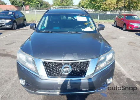 2014 Nissan Pathfinder Platinum from USA, damaged, VIN 5N1AR2MM3EC628123